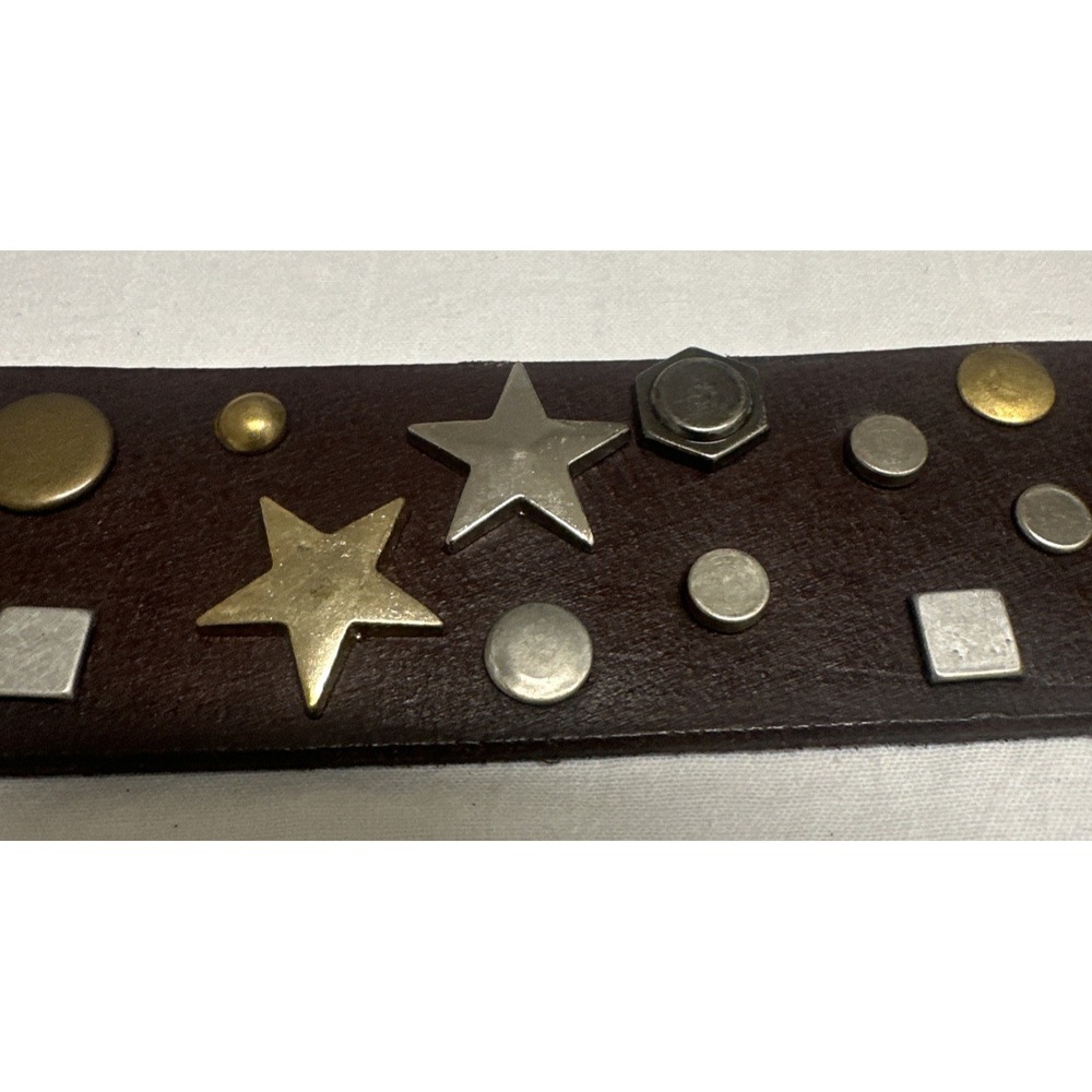 Free People Size M/L Solstice Stud Belt Espresso Chocolate Brown - Picture 10 of 13